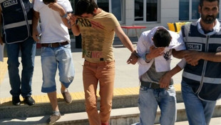 Marketten hırsızlık güvenlik kamerasında