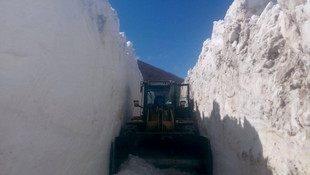Orduda mayıs ayında kar mücadele devam ediyor
