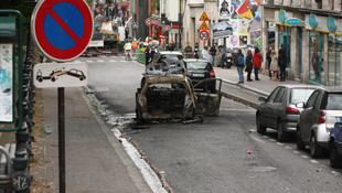 Fransa'da polise destek eylemi