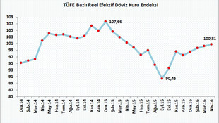 Reel efektif döviz kuru son 1 yılın zirvesinde