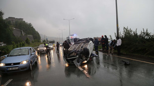 Rize'de trafik kazası: 5 yaralı