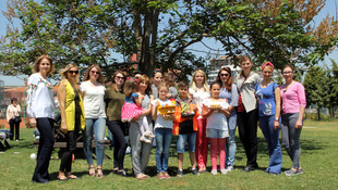 Rus gelinler Paskalya Bayramı'nı kutladı