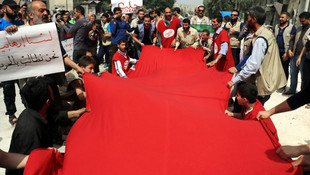 Rus jetinin Halep'te sahra hastanesini vurması