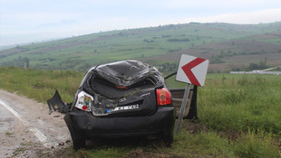 Samsun'da trafik kazaları: 8 yaralı