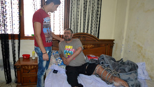 Savaş yatağa mahkum etti