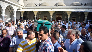 Şehit Çiğa'nın babası son yolculuğa uğurlandı