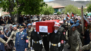 Şehit Uzman Çavuş Kılınç Malatyada son yolculuğuna uğurlandı