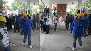 Şeker fabrikası işçilerinden ücretsiz fazla mesai eylemi