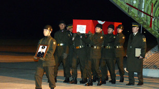 Şehit Burak Saraçlının cenazesi Zonguldaka getirildi.