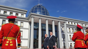 Slovakya Cumhurbaşkanı Kiska, Gürcistan'da