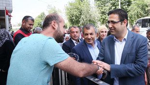 Sur'da HDP heyetine tepki