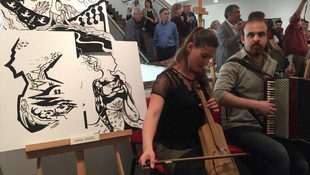 Sürgünde Çerkes Ressamlar Buluşması resim sergisi