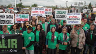 Tekirdağ'da Termik Santrale Hayır'' eylemi