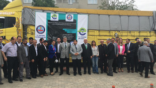 Tekirdağ'dan Suriyelilere yardım