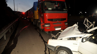 Düzcede trafik kazası: 1 ölü 2 yaralı