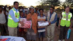 TİKA'dan Namibya'daki sığınmacılara insani yardım