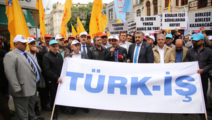 Türk-İş'ten esnek çalışma protestosu