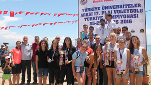 Türkiye Üniversitelerarası Plaj Voleybolu Şampiyonası sona erdi