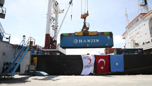 Türkiye'den Somali'ye gıda yardımı