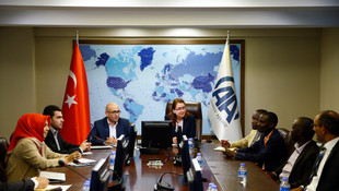 Ugandalı basın heyetinden AA'ya ziyaret