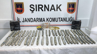 Uludere'de dinamit lokumu ve fünye ele geçirildi