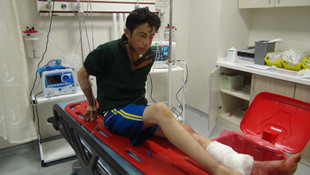 Yaralı çocuğun yardımına Mehmetçik yetişti