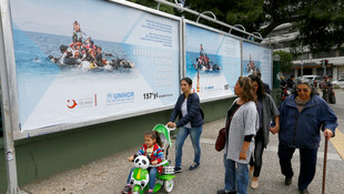 Yasa dışı göçe karşı afişli önlem