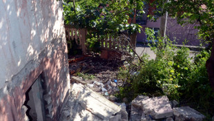 Zonguldak'ta istinat duvarı çöktü: 1 yaralı