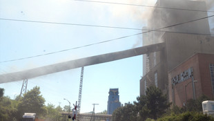 Çatalağzı Termik Santralinde yangın!