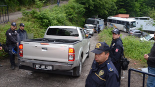 Zonguldak'taki maden işçilerinin maaş eylemi