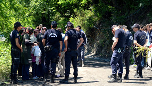 Zonguldak'taki maden işçilerinin maaş eylemi