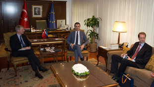 AB Bakanı Çelik'in kabulü