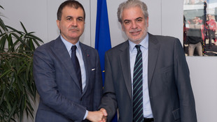 AB Bakanı Çelik, Brüksel'de