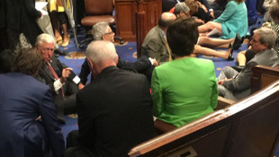 ABD Kongresi’nde oturma eylemi