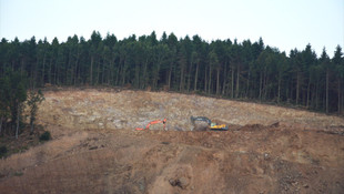 Akçay Barajı yapım çalışmaları