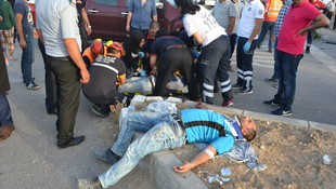 Aksaray'da otomobil ile kamyonet çarpıştı: 7 yaralı