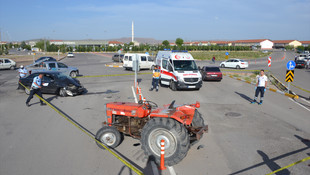 Aksaray'da trafik kazası: 1 ölü, 2 yaralı