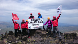 AKUT ekibi Karagöl Dağı'na tırmandı