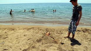 Antalya'da sıcak hava