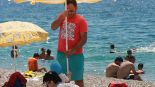 Antalya'da sıcak hava