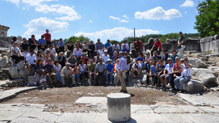 Antik kentte zeytinyağı tadım eğitimi