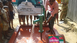 Arakanlı Müslümanlar için su kuyuları