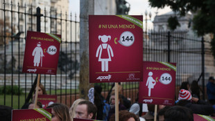 Arjantin’de kadın cinayetleri protesto edildi