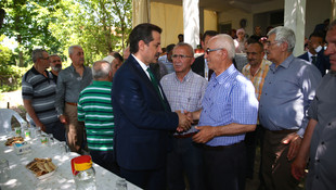 Bakan Çelik, cenaze törenine katıldı