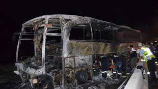 Balıkesir-İzmir karayolunda otobüs kazası