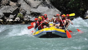 Barış için kürek çektiler