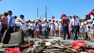 Bodrum'da deniz dibi temizliği