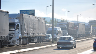 Bolu Dağı'nda trafik yoğunluğu