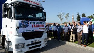 Bursa'dan Suriyeli savaş mağdurlarına yardım