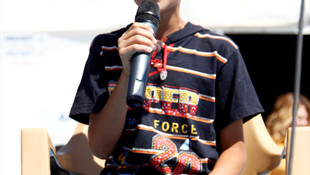 Çadır kentte karne heyecanı